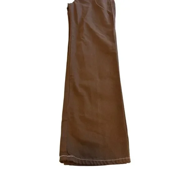 Reformation size 25 cowboy high rise straight jeans chocolate brown - NWT - Picture 6 of 10